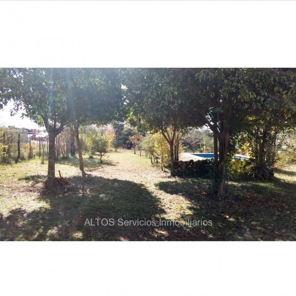 CASAS C/PILETA A MTS AV LAS MALVINAS, TERRENO 1.844 MTS2, ESCRITURA, POTRERO DE GARAY, CORDOBA