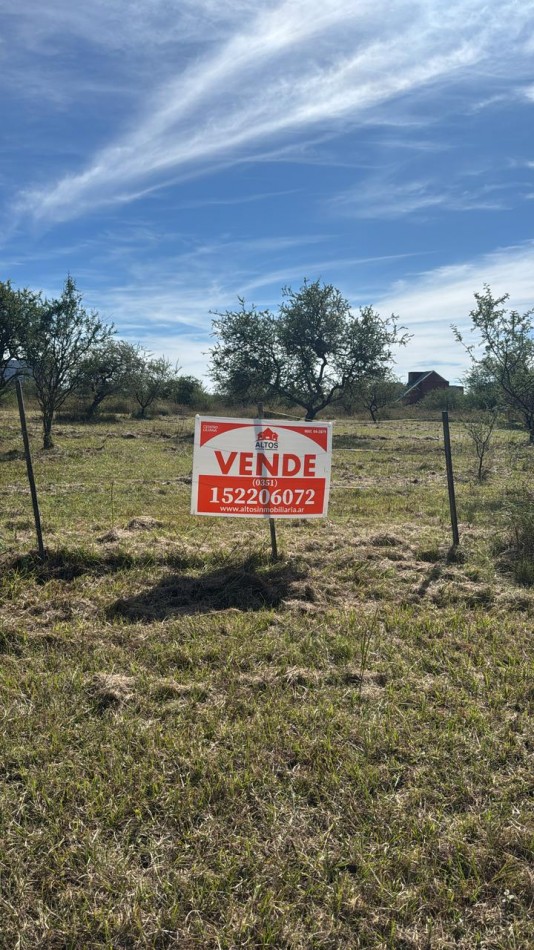 TERRENOS MUY CERCA DEL LAGO LOS MOLINOS EN BARRIO DEL LAGO -POTRERO DE GARAY-CORDOBA-ESCRITURA